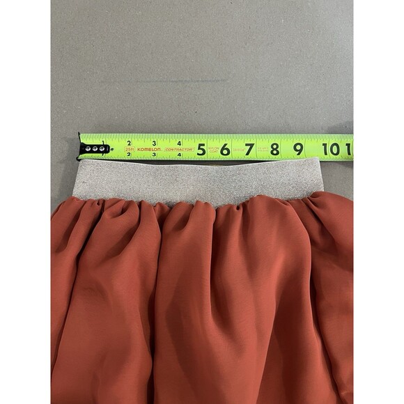Pleiades Girls Size 5 Amber Chiffon High Low Skirt! - Picture 4 of 5